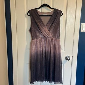 Ricki’s Size 12 dress - Shimmery purple ombre colour.